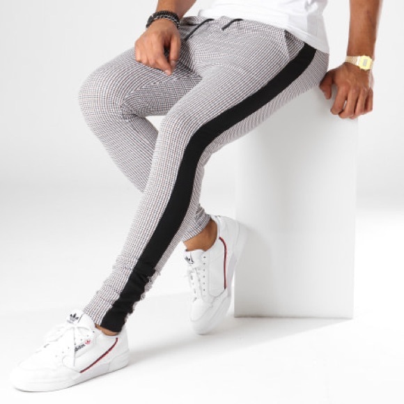 PROJECT X PARIS Houndstooth Print Pants - Picture 1 of 4